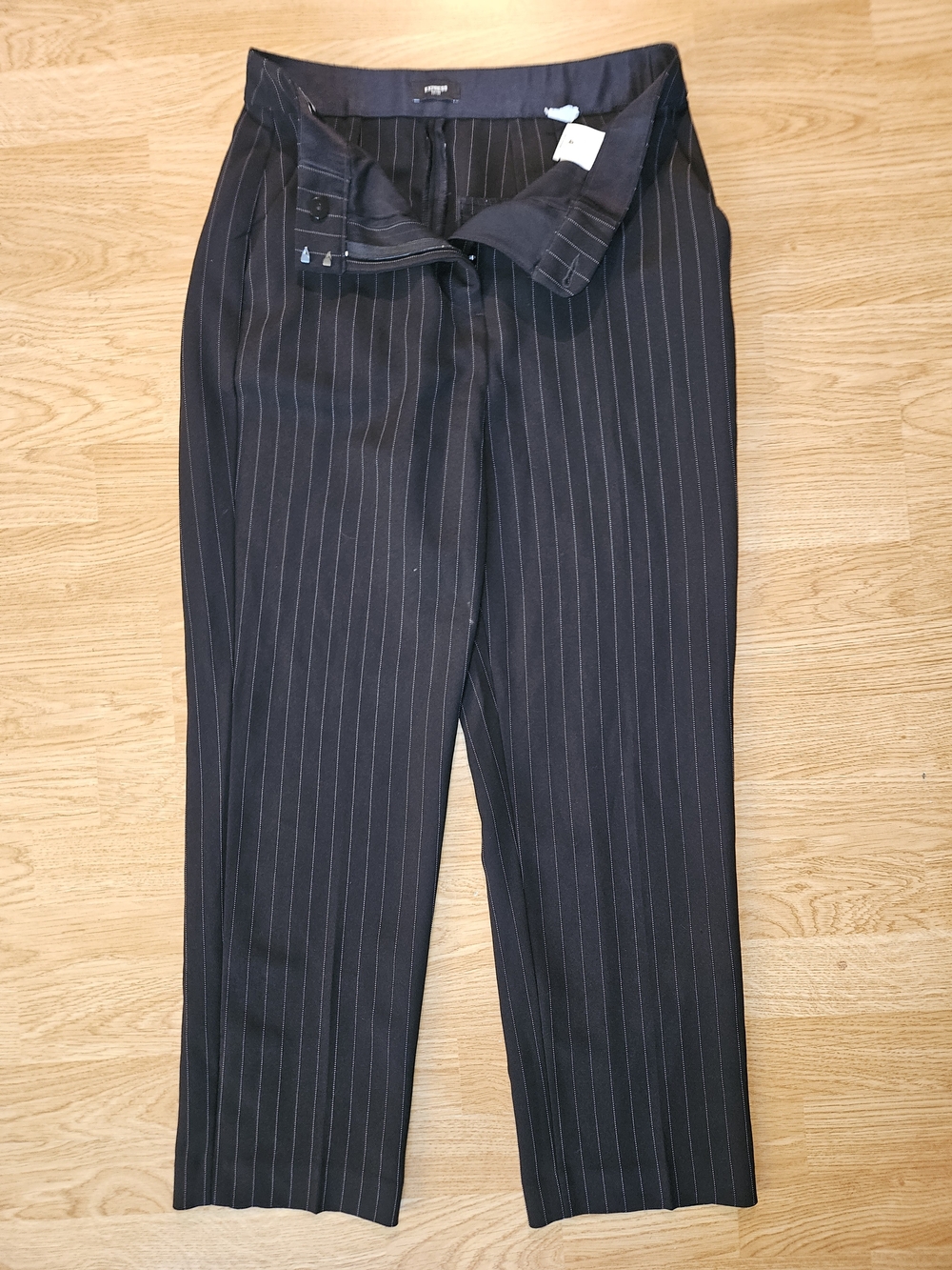 Express Women's Black Pinstripe Dress Pants